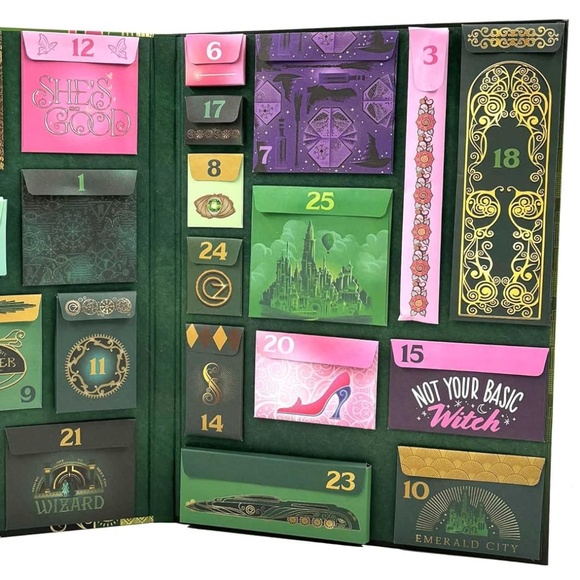 Wicked: The Official Advent Calendar: 25 Days of Surprises The Wizard Of Oz NEW! - Picture 4 of 7